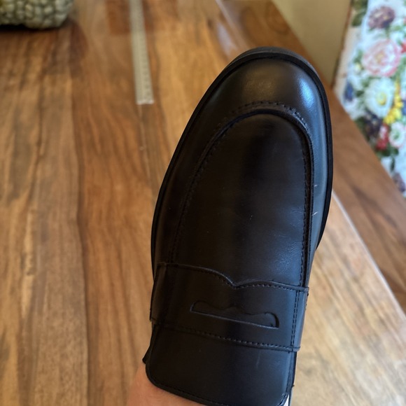 Allen Edmonds "RANDOLPH" Leather Penny Loafer Sneakers 10 D Black - Picture 7 of 16